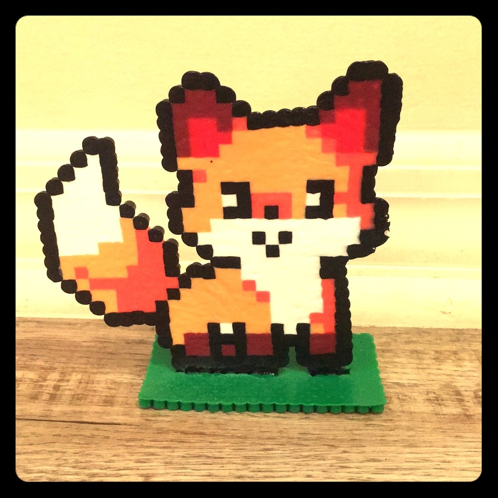Perler Bead Fox